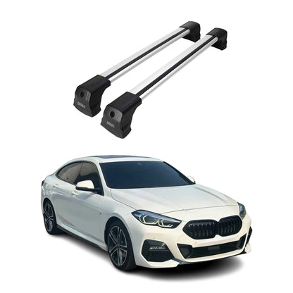 2020-2024 BMW 2 Grand Coupe F44 Roof Rack Cross Bars Silver