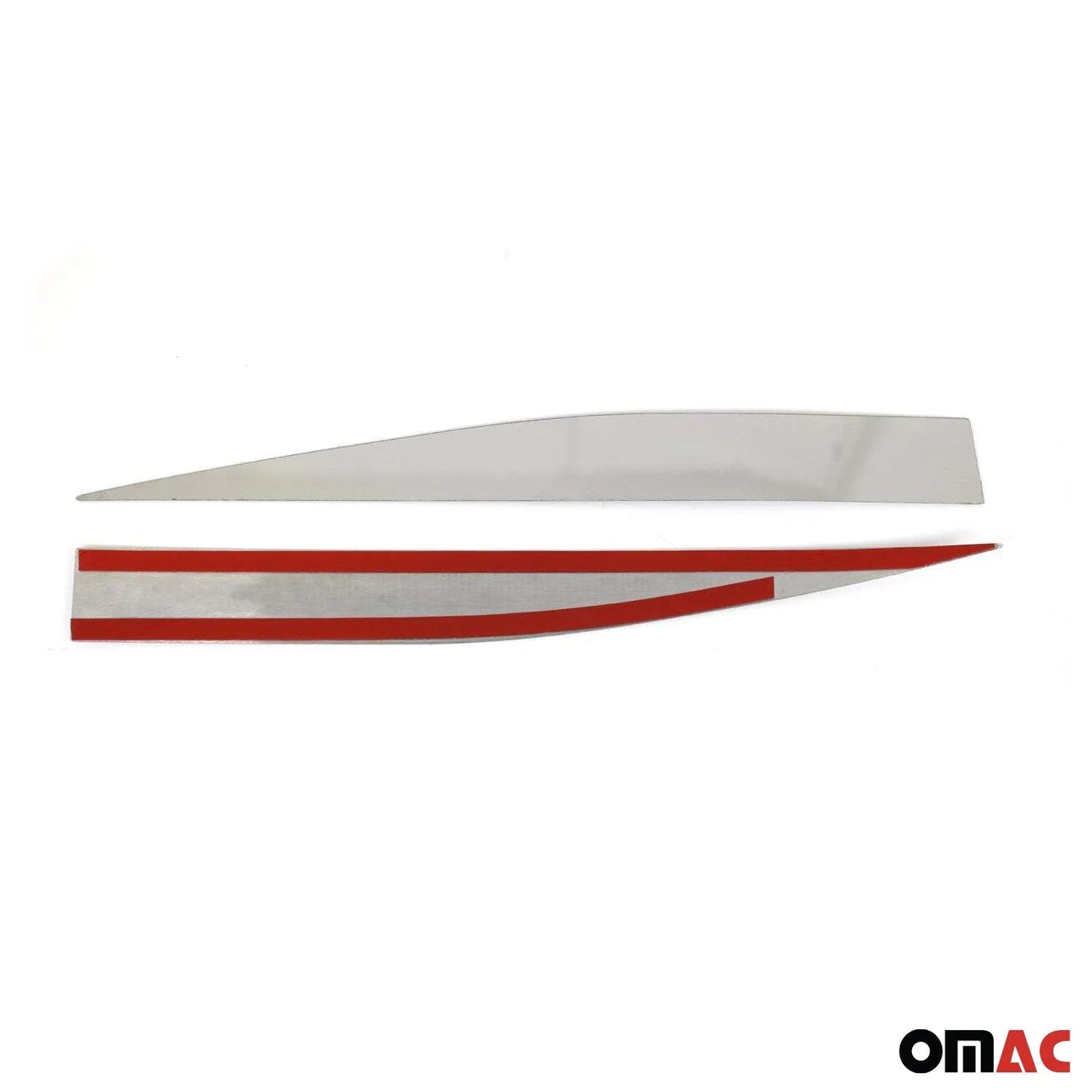 2014-2018 Mercedes Sprinter W906 Window Molding Trim Barn Door Stainless Steel Silver