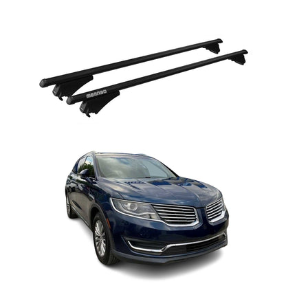 2016-2018 Lincoln MKX Roof Rack Cross Bars Black
