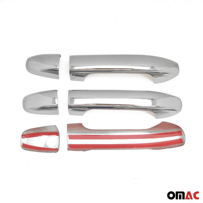 OMAC Car Door Handle Cover Protector for Mercedes Metris 2016-2024 Stainless Steel 6x '4733046