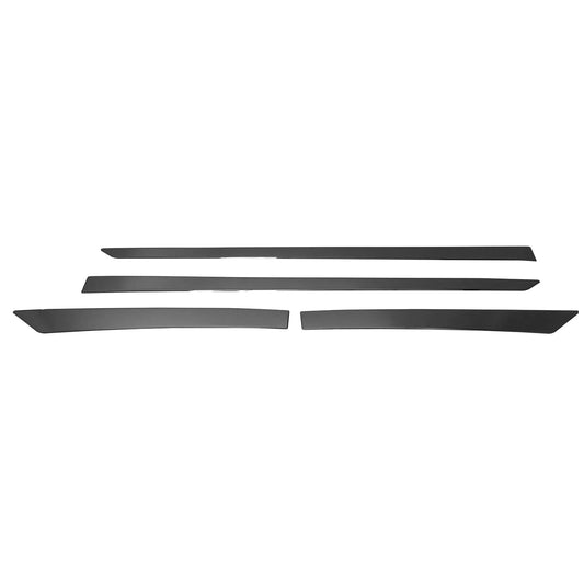 2017-2022 Nissan Rogue Sport Side Door Molding Trim Stainless Steel Dark 4x