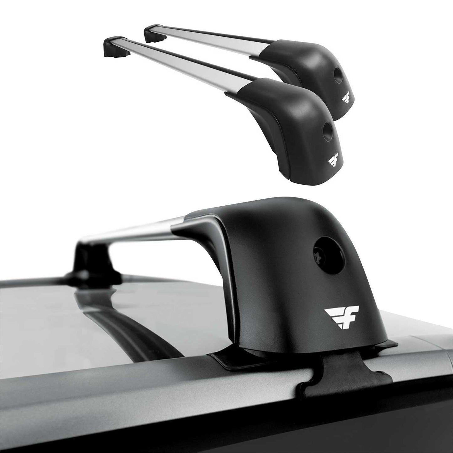 2019-2026 Volvo XC40 Roof Racks Cross Bars Silver