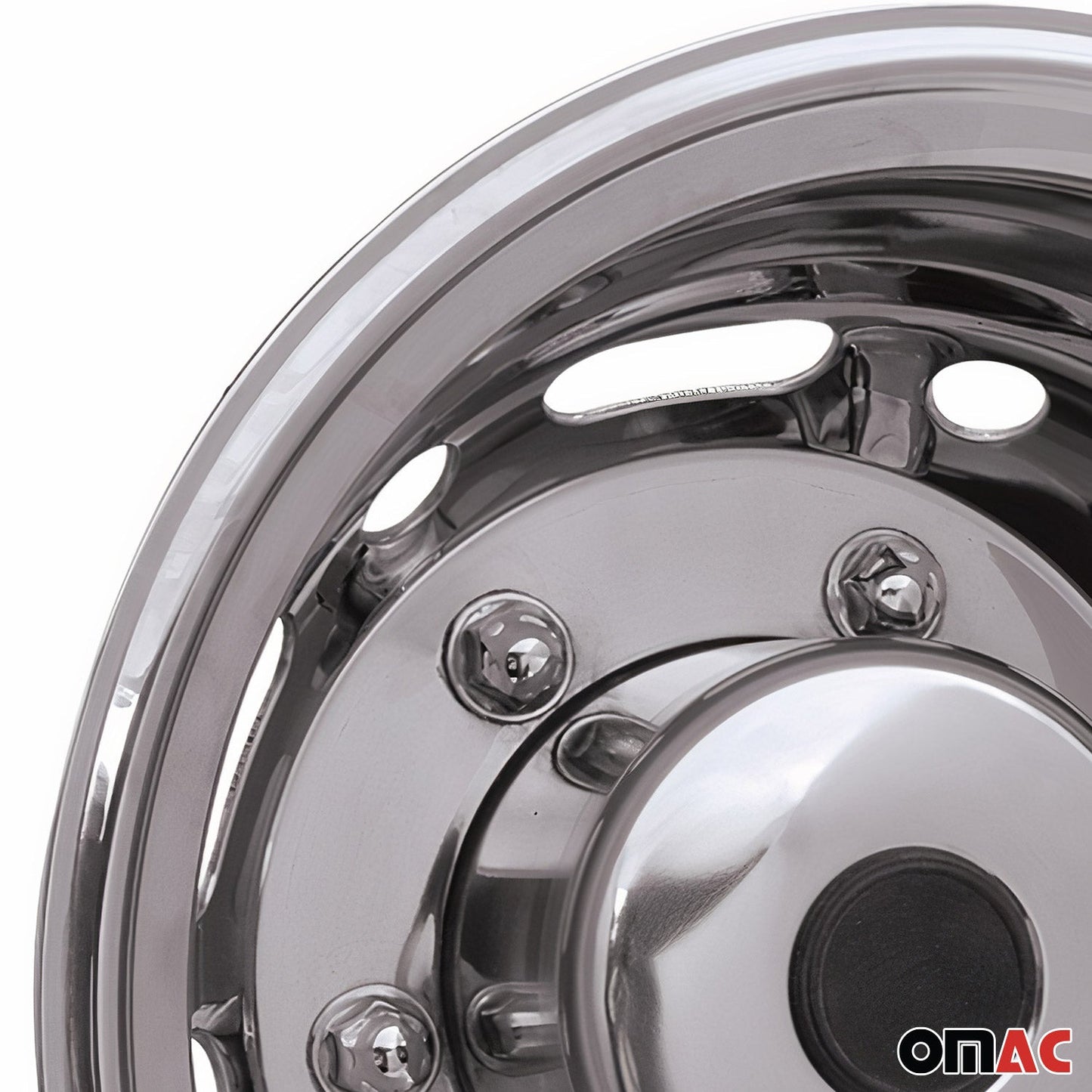 2015-2025 Ford Transit 16" Dual Wheel Simulator Hubcaps Chrome Rear 2Pcs