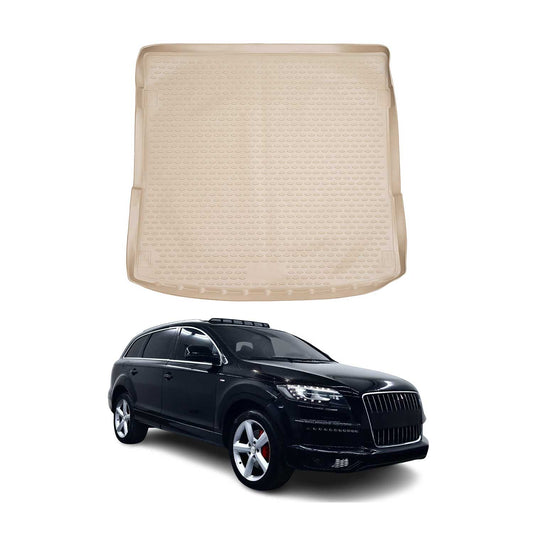 2007-2015 Audi Q7 Cargo Liner Trunk Mat All Weather Beige