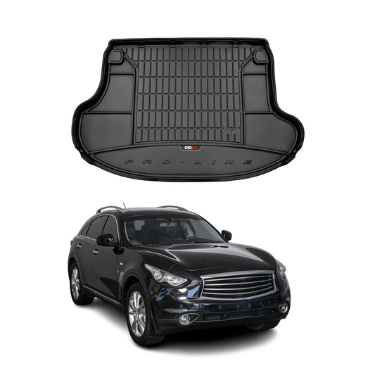 2014-2017 Infiniti QX70 Premium Cargo Liner Trunk Mat All Weather Heavy Duty