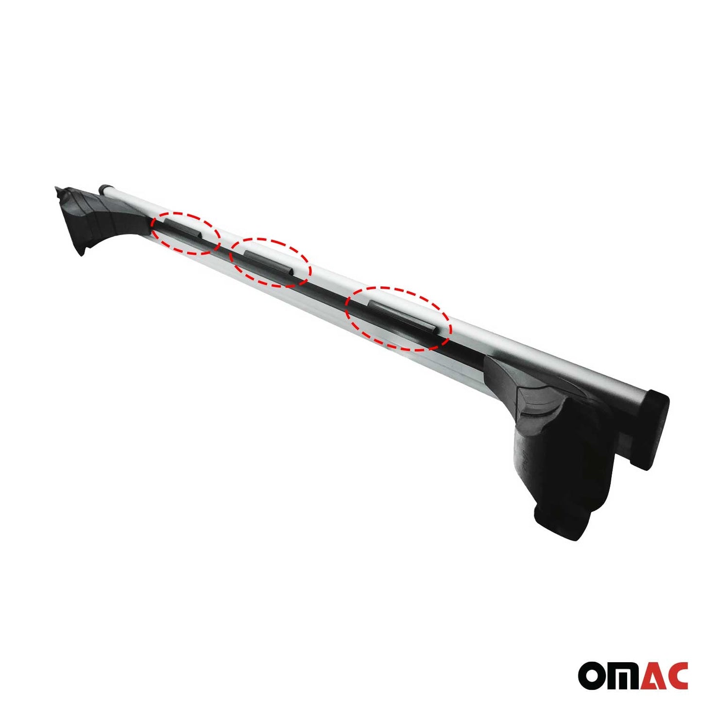 OMAC Roof Rack Wind Noise Reducer Air Deflector Kit Whistle Noise Blocker
