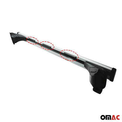 OMAC Roof Rack Wind Noise Reducer Air Deflector Kit Whistle Noise Blocker