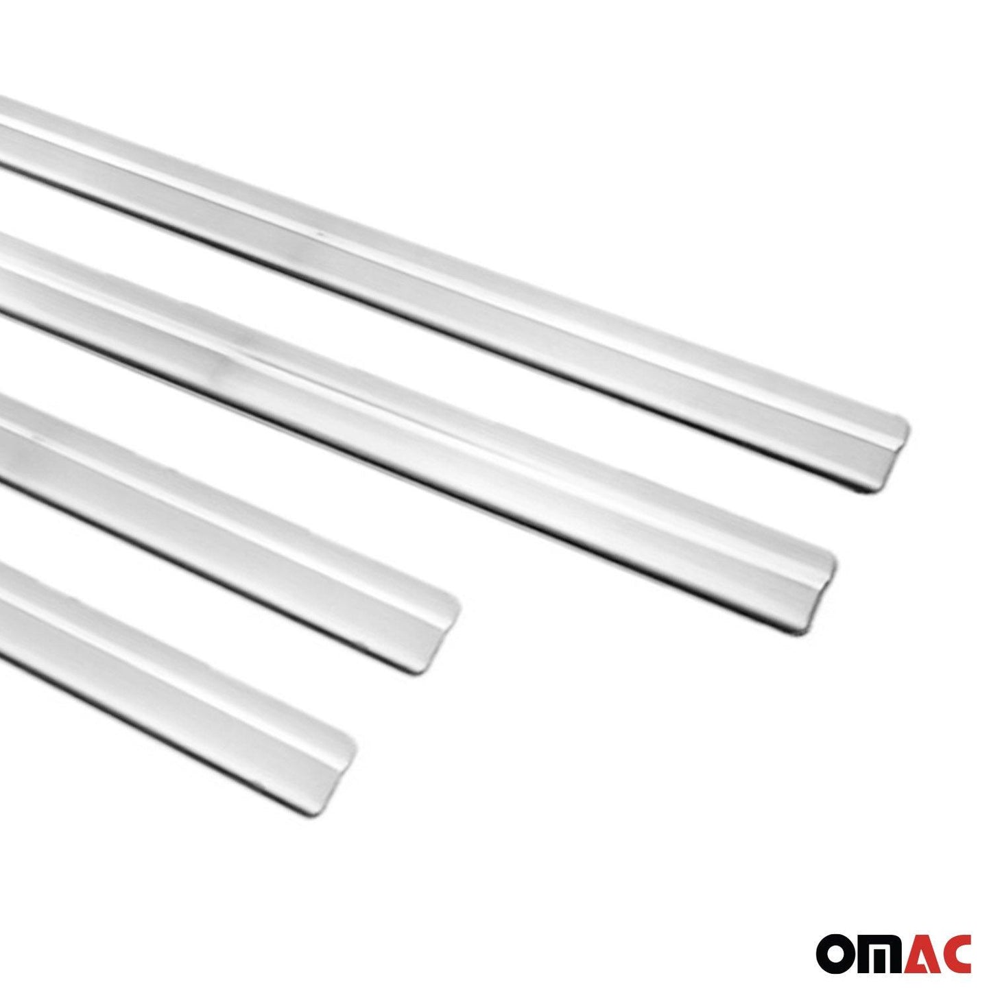 OMAC Door Sill Scuff Plate Scratch Protector for Nissan Frontier 2005-2021 Steel 4x 5003092N