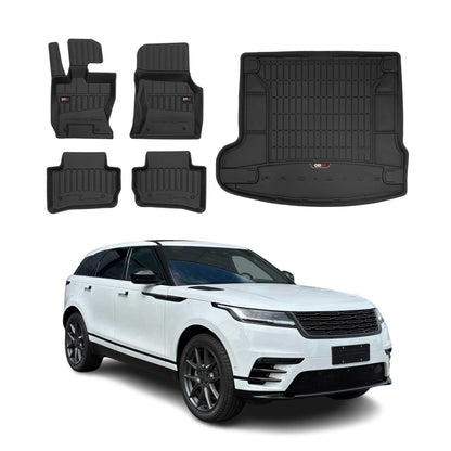 2018-2026 Land Rover Range Rover Velar Premium Floor Mats & Cargo Liner Full Set All Weather Heavy Duty