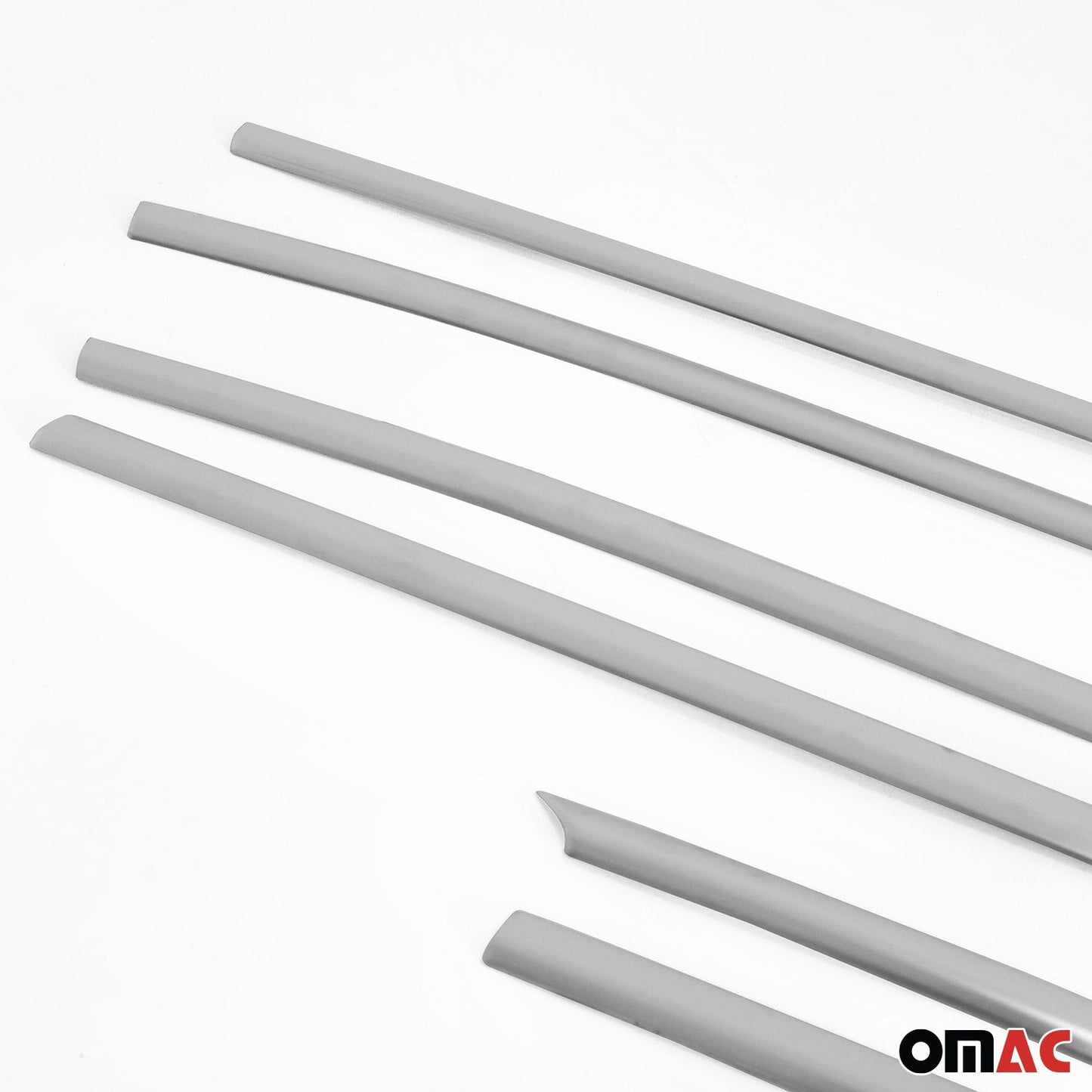 2022-2026 Hyundai Tucson Window Molding Trim Streamer Silver 6x Brushed