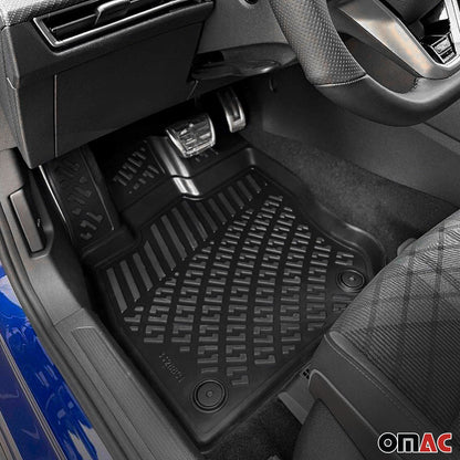 2018-2023 Hyundai Kona Floor Mats Liners Full Set All Weather Black
