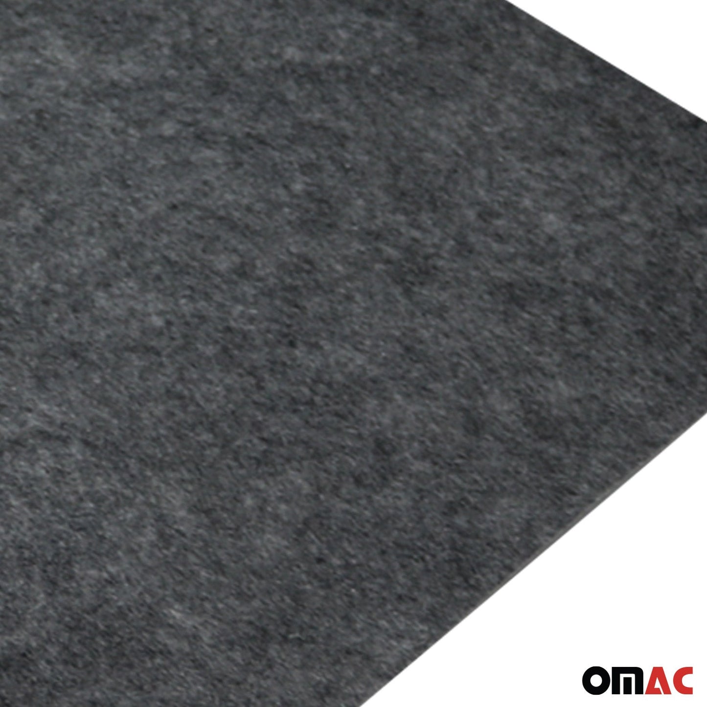 OMAC Rubber Truck Bed Liner Trunk Mat Floor Liner 40x79 inch Chequered Black U019130