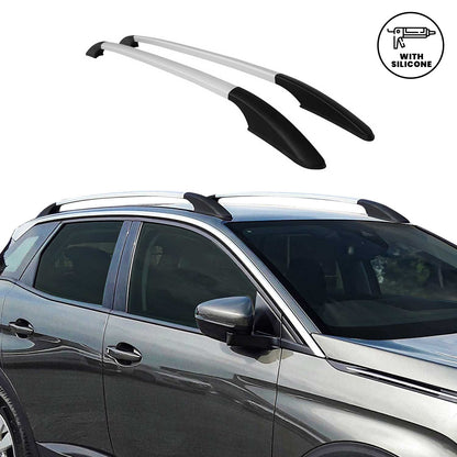 2006-2013 Audi A3 Hatchback Roof Rack Rails Side Rails Silver
