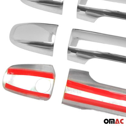 OMAC Car Door Handle Cover Protector for Mercedes Metris 2016-2024 Stainless Steel 8x '4733044