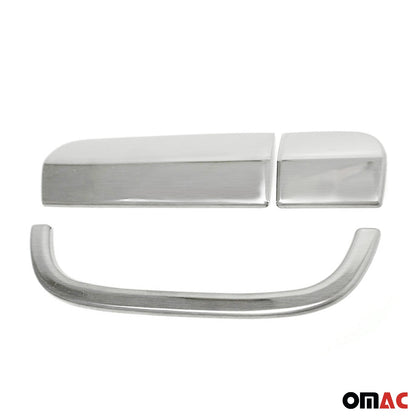 OMAC Chrome Trunk Door Handle Cover Brushed Steel Fits Mercedes Vito W639 2003-2014 4721051T