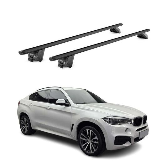 2015-2019 BMW X6 F16 Roof Rack Cross Bars Black