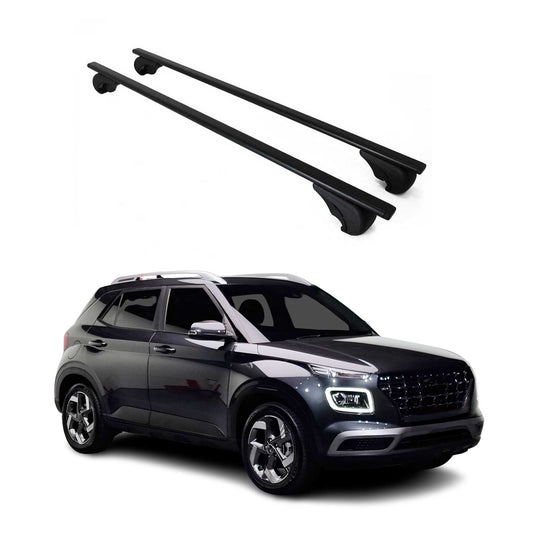 2020-2025 Hyundai Venue Roof Rack Cross Bars Black