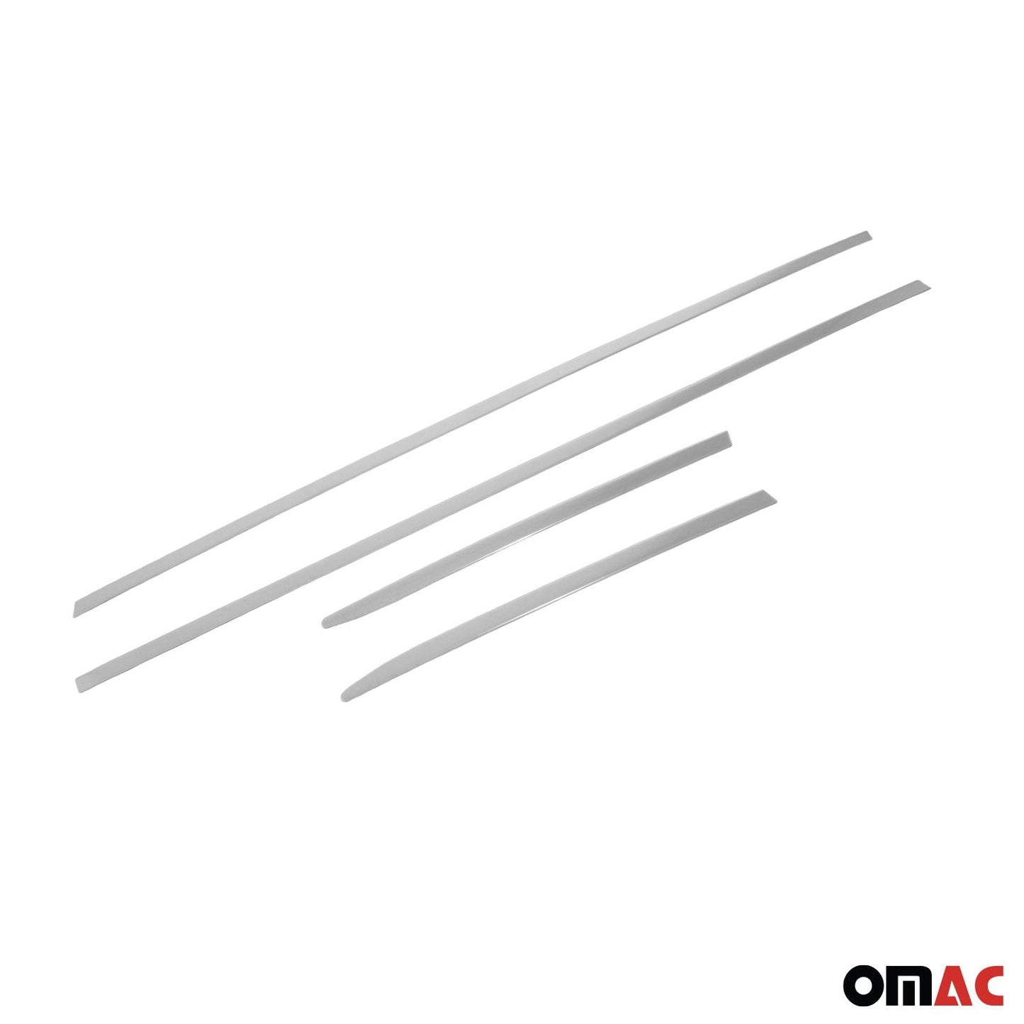 OMAC Side Door Molding Trim for Honda Civic 2022-2024 Sedan Steel Silver 4x 3430131