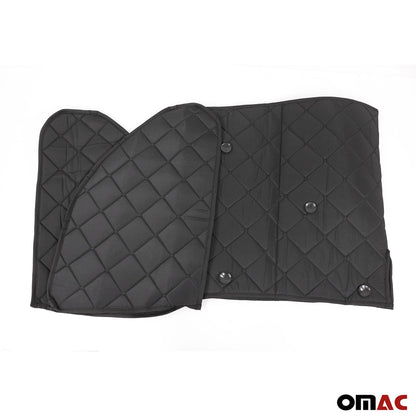 OMAC Thermal Windshield Sun Shade Magtenic for VW Eurovan 1992-2003 Black 3 Pcs '7521245