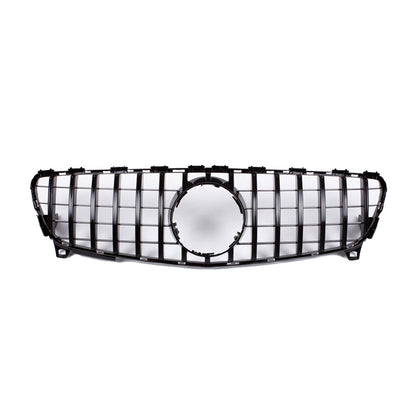 OMAC For Mercedes Benz W176 A250 A45 AMG 2013-2015 Glossy Black GT Style Front Grille 4747P081GTB