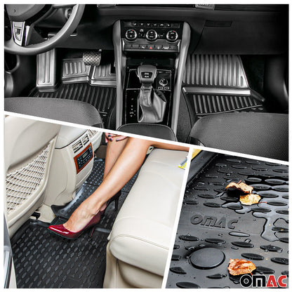 2018-2023 Kia Stinger Floor Mats & Cargo Liner Full Set All Weather Black