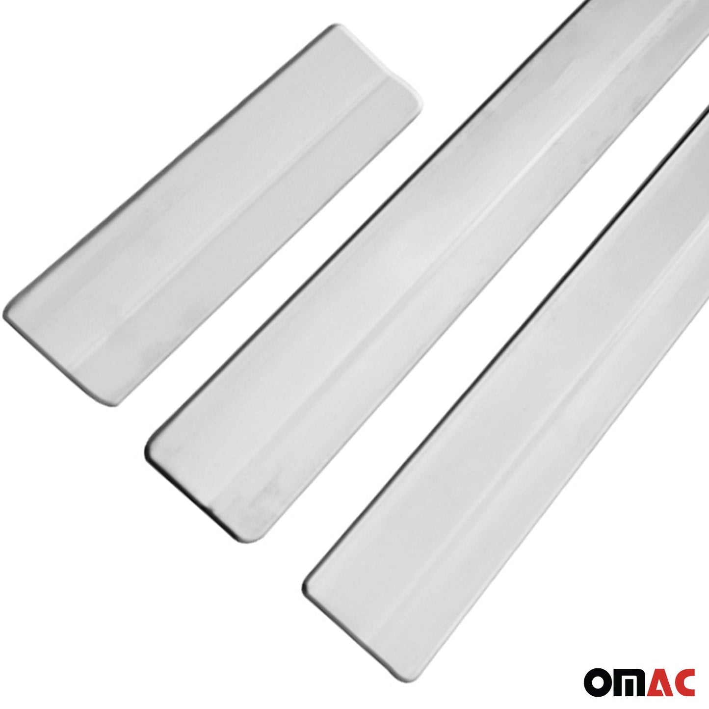 OMAC Door Sill Scuff Plate Scratch Protector for Toyota RAV4 2013-2018 Steel 4x 7019091N