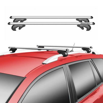 2004-2009 Cadillac SRX Roof Rack Cross Bars Black Carrier 2 Pcs