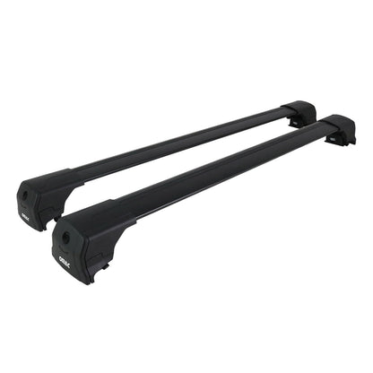 OMAC Alu Roof Racks Cross Bars Luggage for BMW 2 Series Active Tourer 2014-2021 Black 1227916B