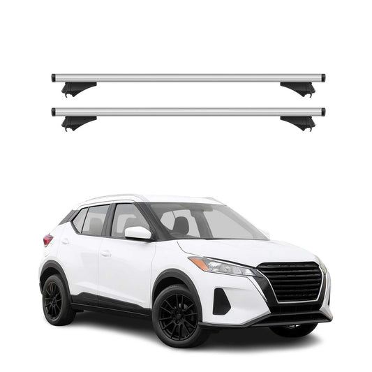 2025 Nissan Kicks Play Roof Rack Cross Bars Luggage Carrier Silver 2x