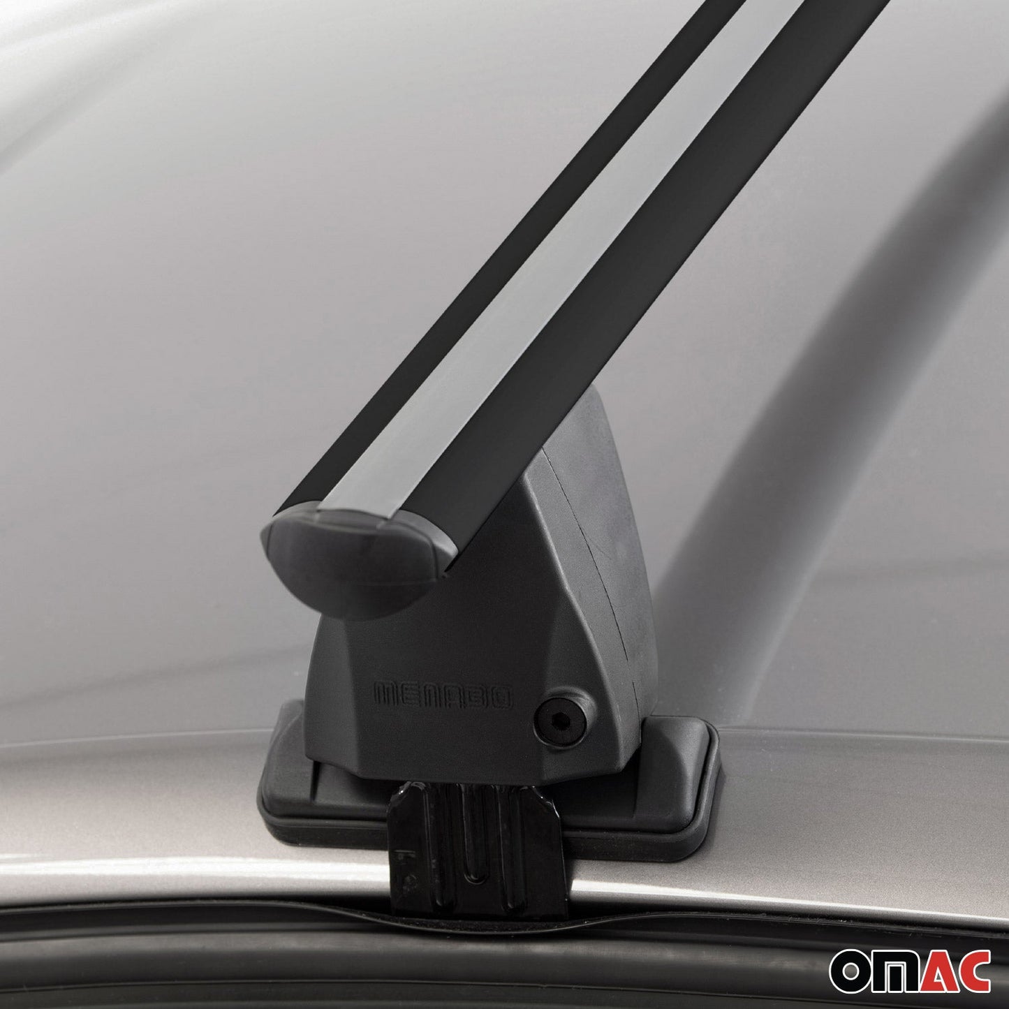 OMAC Top Roof Racks Cross Bars fits Hyundai Sonata 2011-2014 2Pcs Black Aluminium G003114