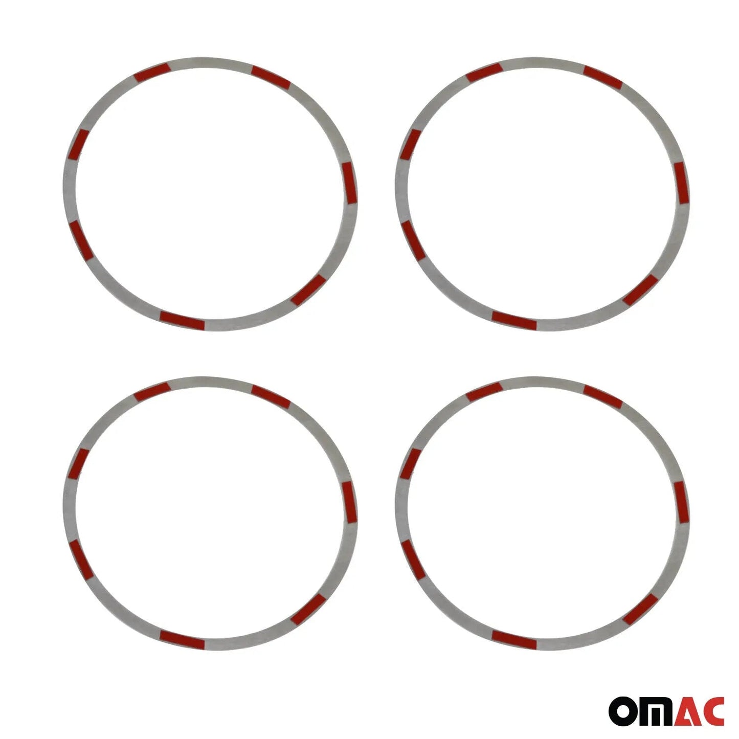 2014-2020 Nissan Rogue Speaker Audio Surround Trim Stainless Steel Silver 4 Pcs