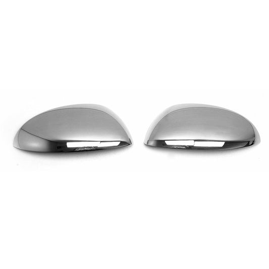 OMAC Side Mirror Cover Caps Fits Nissan Juke 2011-2014 Steel Silver 2 Pcs 5008111