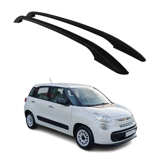 2014-2020 Fiat 500L Roof Rack Rails Side Rails Black