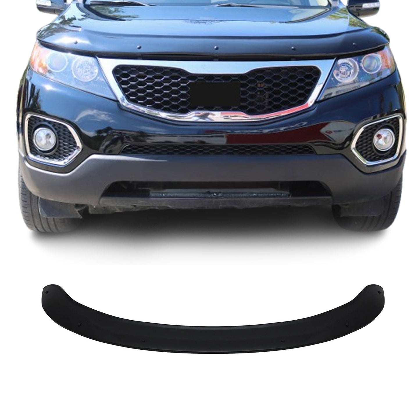 2011-2015 Kia Sorento Front Bug Shield Hood Deflector 1 Pc Smoke