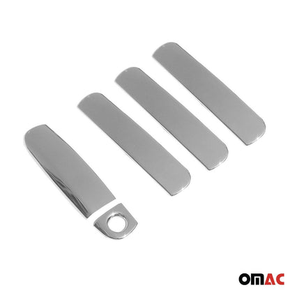 OMAC Car Door Handle Cover Protector for Audi A3 / A3 Quattro 2006-2013 Steel 5 Pcs 1101041