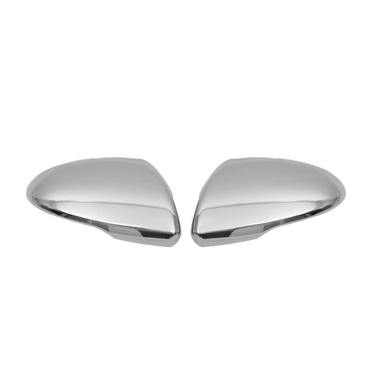 OMAC Side Mirror Cover Caps Fits Kia Optima 2016-2020 Steel Silver 2 Pcs 4023111
