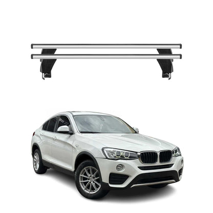 2015-2018 BMW X4 F26 Roof Rack Cross Bars Silver