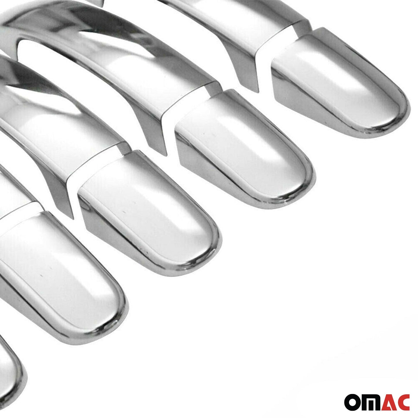 OMAC Car Door Handle Cover Protector for Ford Transit 350 2015-2024 Steel 10 Pcs U019590