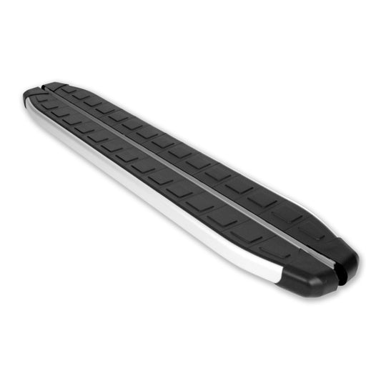 OMAC Alu Side Step Nerf Bars Running Board for Fiat 500X 2016-2018 Black Silver 2Pcs 2541974