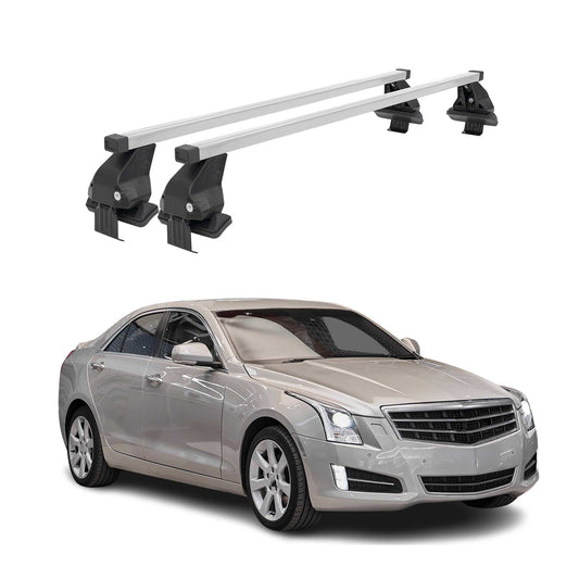 2013-2019 Cadillac ATS Sedan Roof Rack Cross Bars Luggage Carrier 2 Pcs