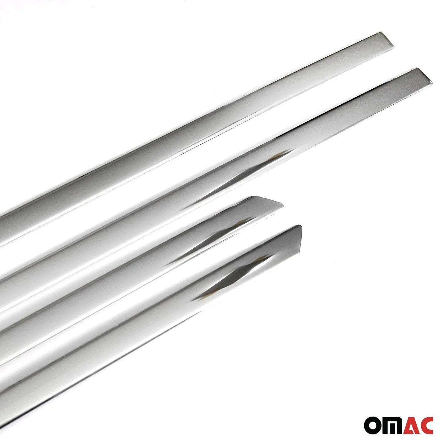 2016-2022 Honda HR-V Side Door Molding Trim Skirt Garnish Stainless Steel Silver 4 Pcs