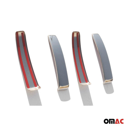 OMAC Car Door Handle Cover Trim for RAM ProMaster City 2015-2022 Steel 4 Pcs '2521041