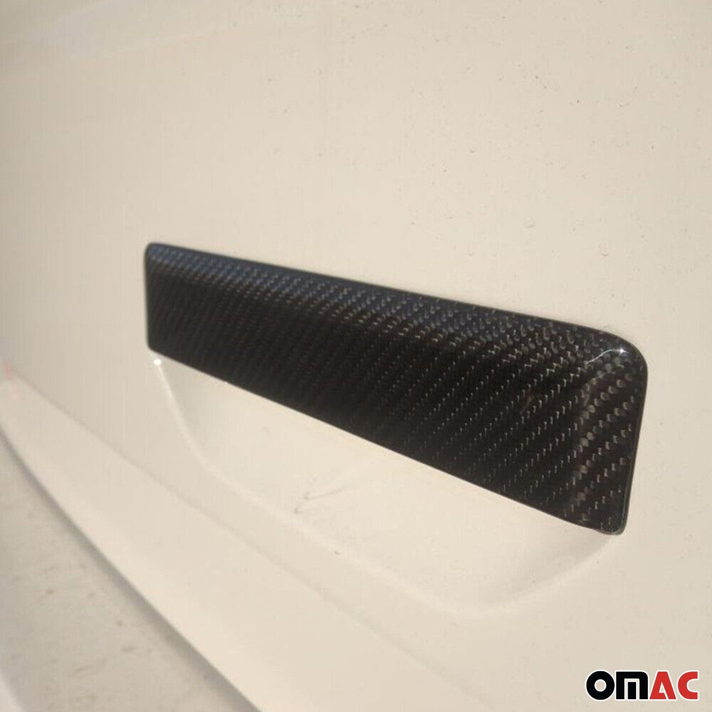 OMAC Car Door Handle Cover Protector for VW Caddy 2021-2024 Carbon Fiber Black U016724