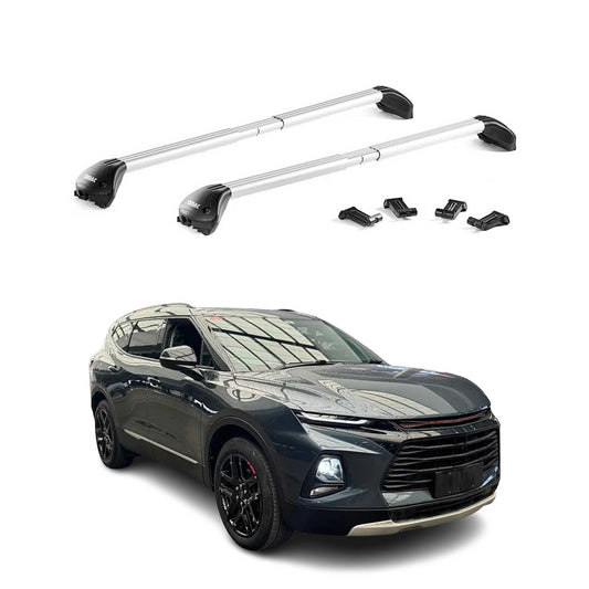 2019-2025 Chevrolet Blazer Roof Rack Cross Bars Silver Luggage Carrier 2 Pcs