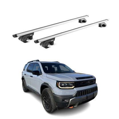 1995-2001 Honda Passport Roof Rack Cross Bars Silver Luggage Carrier 2 Pcs