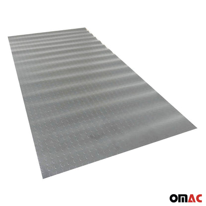 OMAC Rubber Truck Bed Liner Trunk Mat Floor Liner 40x79 inch Peny Style Grey U019127