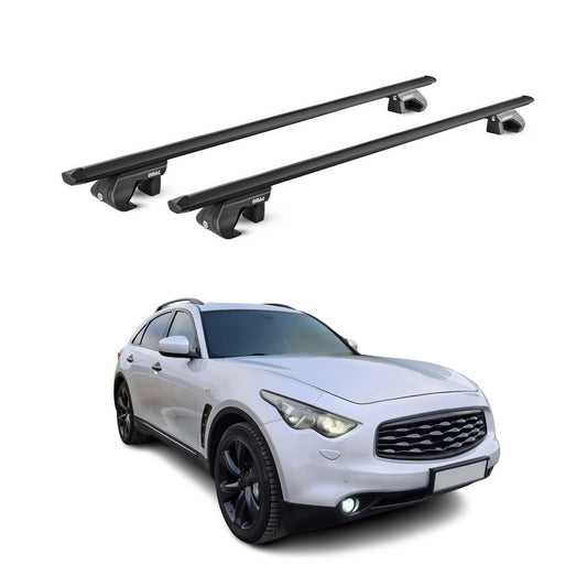 2003-2012 Infiniti FX35 Roof Rack Cross Bars Luggage Carrier 2 Pcs