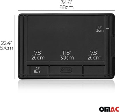 High Quality Kitchen Under Sink Cabinet Protection Mat Waterproof Raised Edge