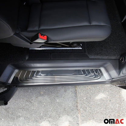 OMAC For Mercedes Metris 2016-2023 Chrome Door Sill Cover Scuff Plate S.Steel 3 Pcs 4733091N