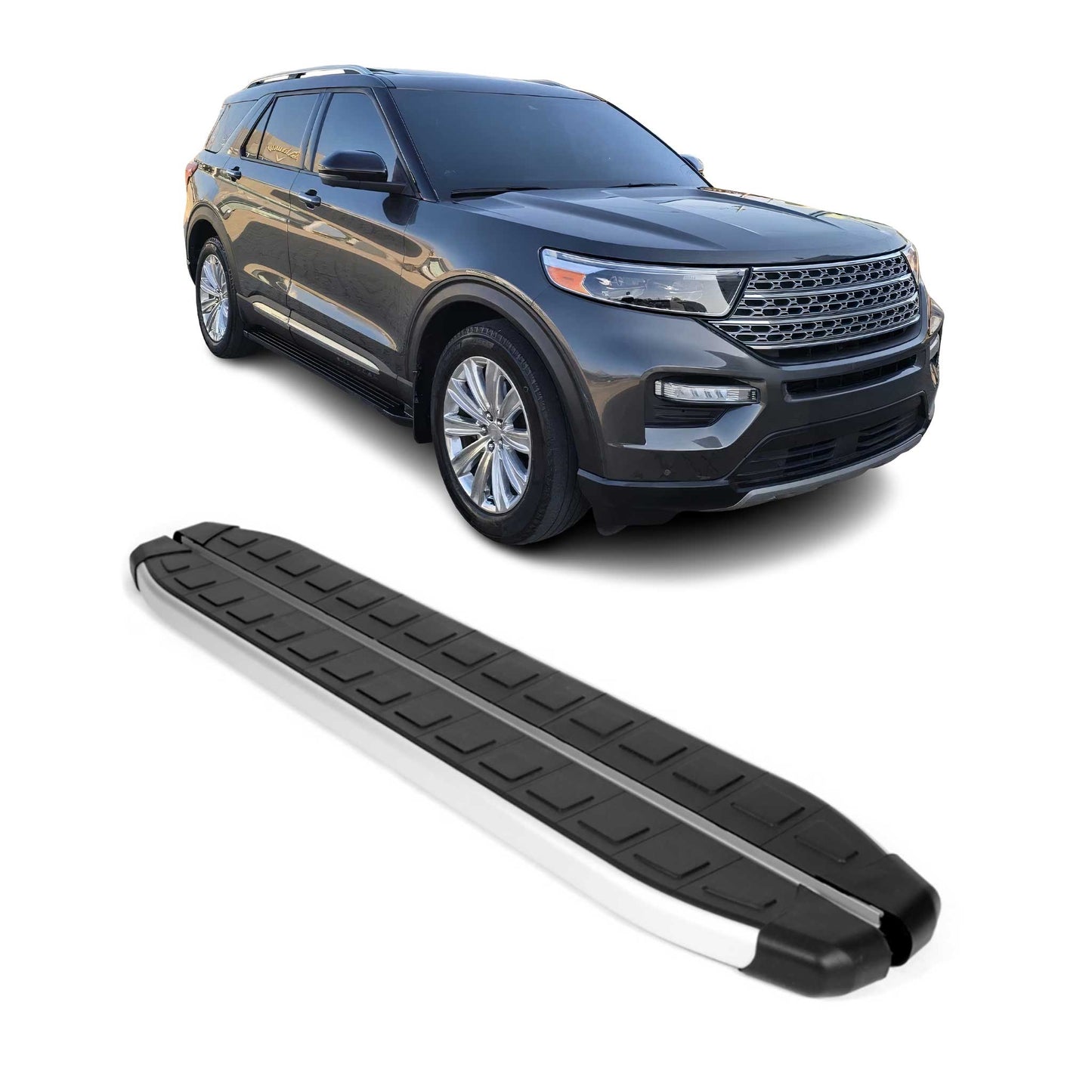 2020-2025 Ford Explorer Nerf Bar Side Step Running Boards Alu 2x